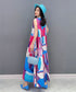 Marble Print Dress